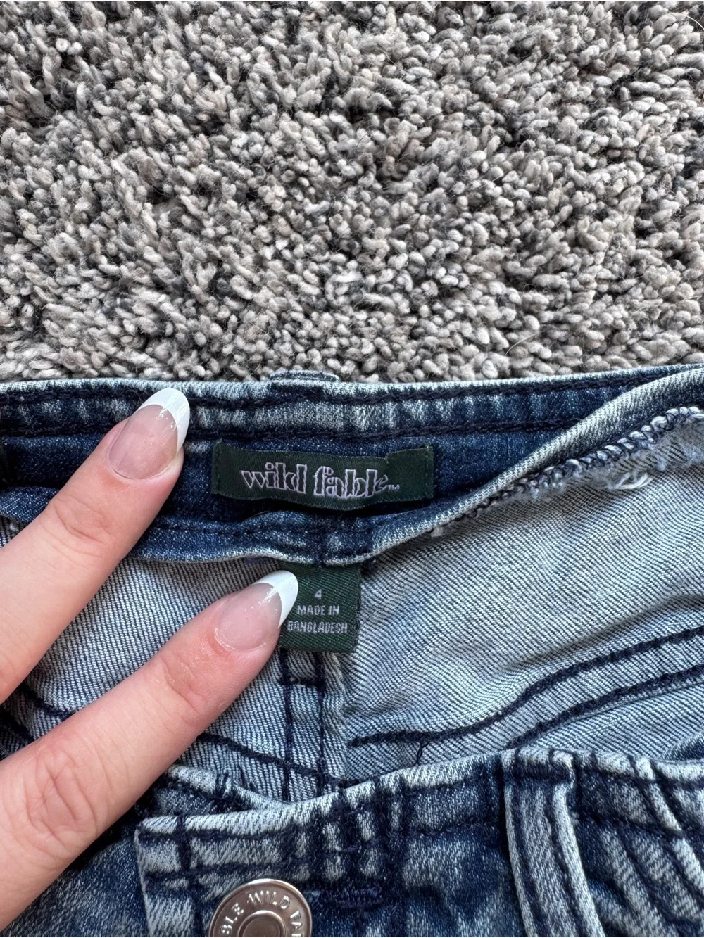 wild fable Blue Denim Cargo Jean Shorts